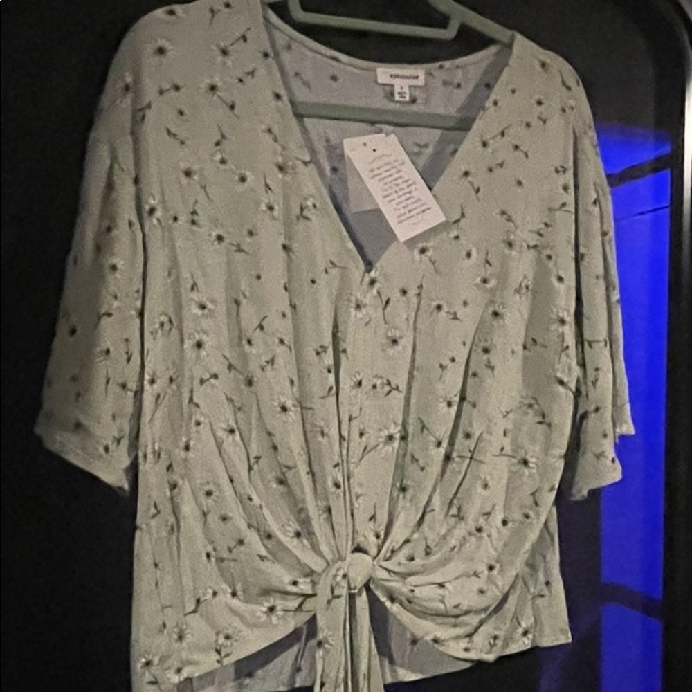 Eyeshadow Light Green Sheery Top